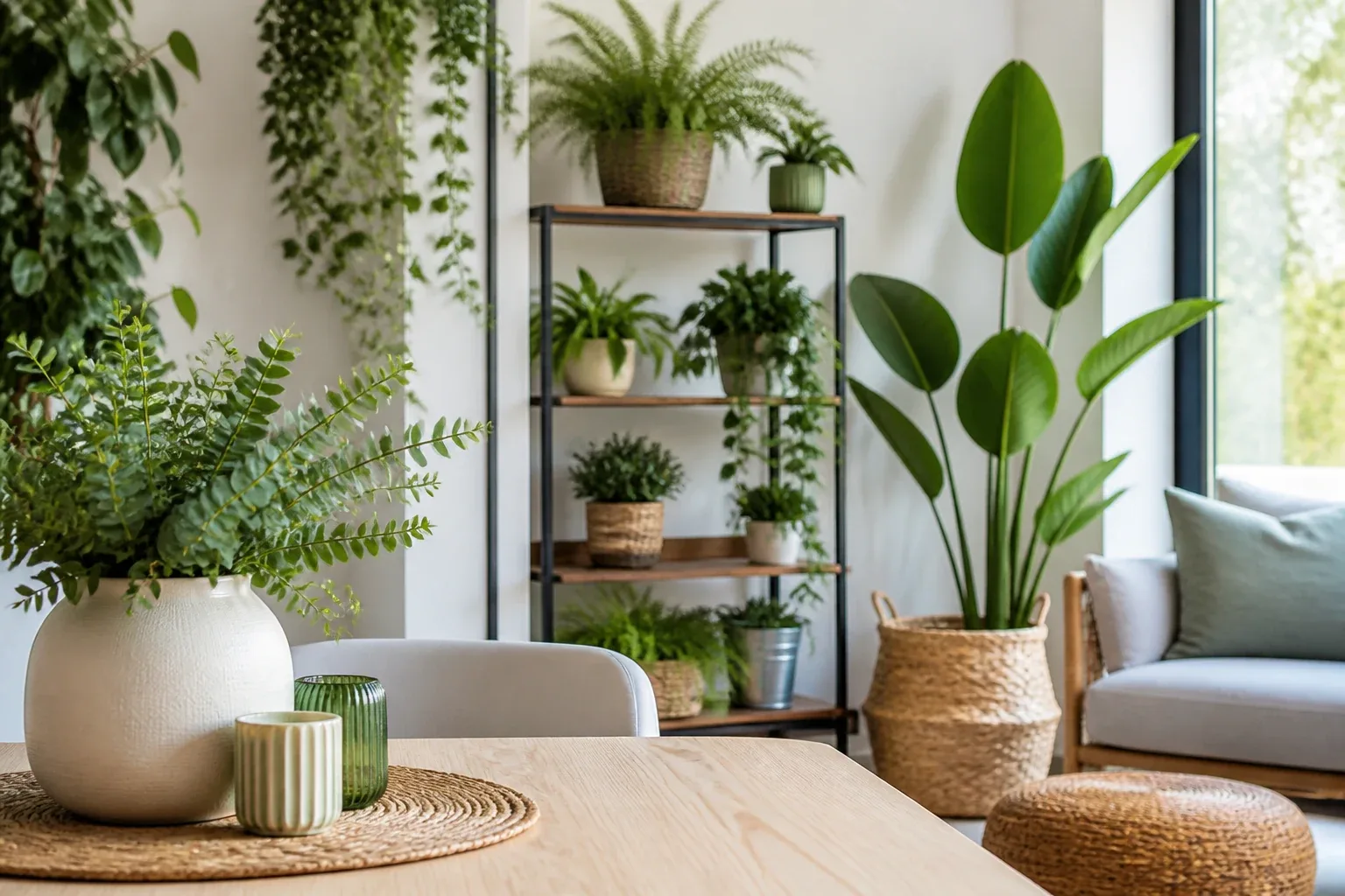 Créer un jardin intérieur joyeux avec des plantes artificielles : idées déco et conseils pratiques